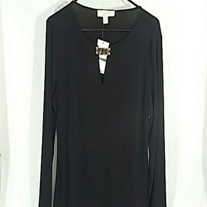 Michael Kors Ladies Black Blouse